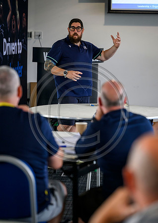Club leaders from the West region gather for a seminar about the season ahead.
