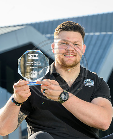 Glasgow Warriors McCrea FS Warrior of the Month for March