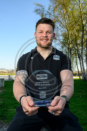 Glasgow Warriors McCrea FS Warrior of the Month for March