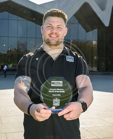 Glasgow Warriors McCrea FS Warrior of the Month for March